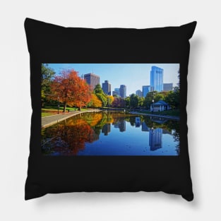 Autumn Foliage on the Boston Common Frog Pond Pillow