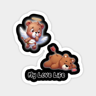 Cute Bear My love life Magnet