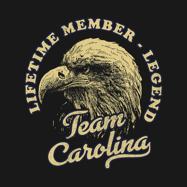 Carolina Name - Lifetime Member Legend - Eagle by Stacy Peters Art