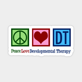 Peace Love Developmental Therapy Magnet