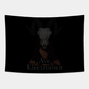 ASCii Savage Girl - Ave Electronica (Colorful) Tapestry