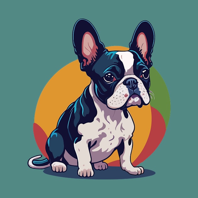 Boston Terrier Portrait by SpriteGuy95