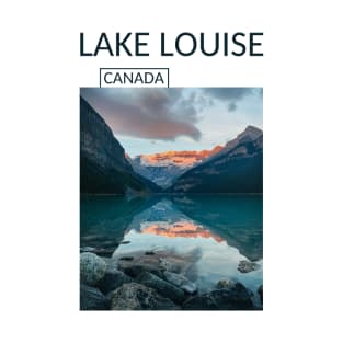 Lake Louise Banff National Park Alberta Canada Gift for Canadian Canada Day Present Souvenir T-shirt Hoodie Apparel Mug Notebook Tote Pillow Sticker Magnet T-Shirt