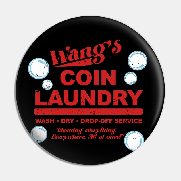 Wang's Coin Laundry Pin by PopCultureShirts