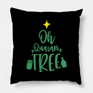 Oh QuaranTREE Funny Quarantine Christmas 2020 Pillow