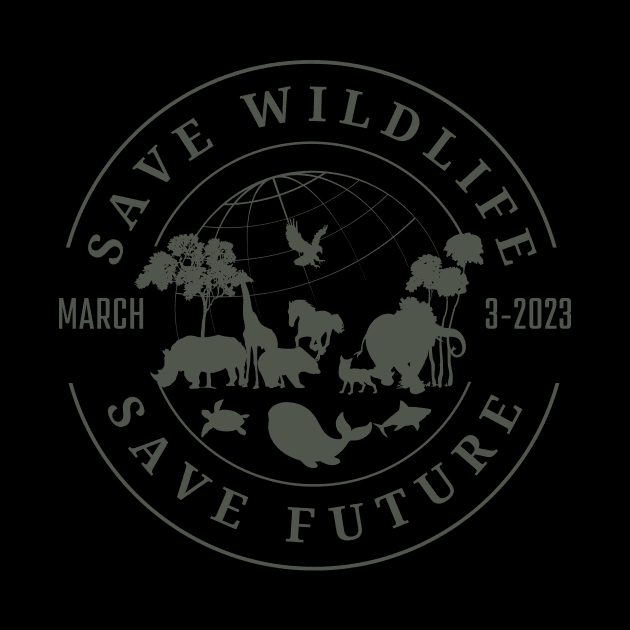 world wildlife day, save wildlife save future by Ballari