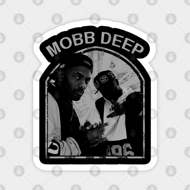 mobb deep// black white design T-Shirt Magnet by YukieapparelShop