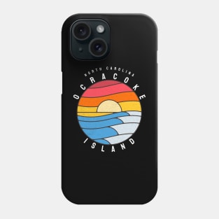 Ocracoke Island, NC Stained Glass Sunrise Summertime Phone Case