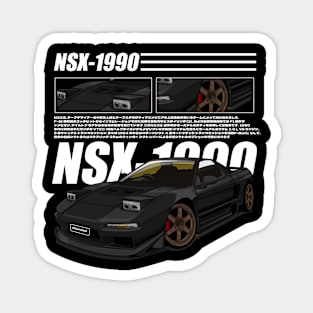 JDM LEGEND HONDA NSX-1990 (BLACK) Magnet