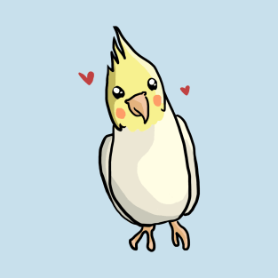 Cute cockatiel being happy T-Shirt