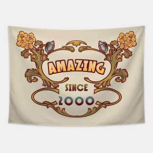 AMAZING SINCE 2000 art nouveau vintage retro 2000s Tapestry