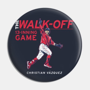 Christian Vazquez The Walk-Off Pin