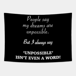 Dream Big Motivation Tapestry