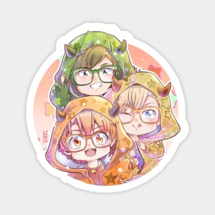 Yamato + Mitsuki +  Nagi = Pythagoras Trio! Magnet