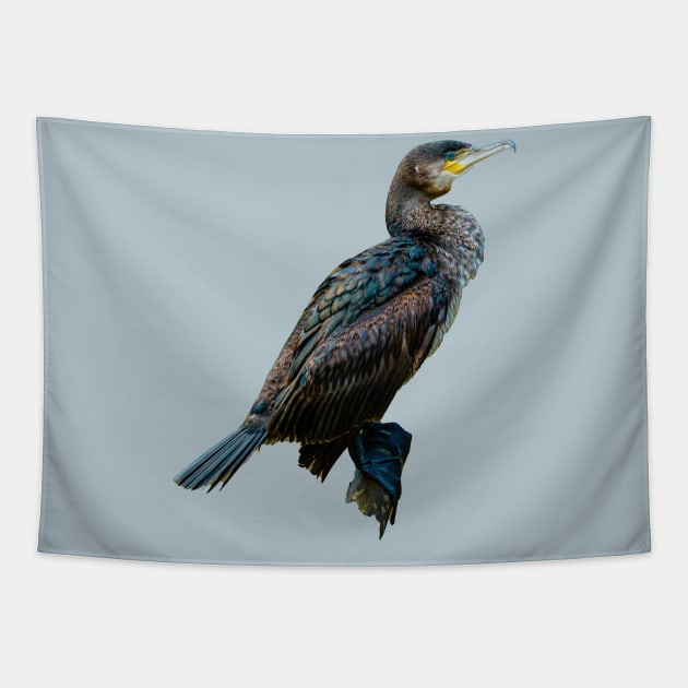 Cormorant Tapestry by dalyndigaital2@gmail.com