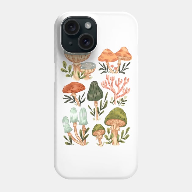 Mushrooms vol.2 Small 02 Phone Case by Iz Ptica