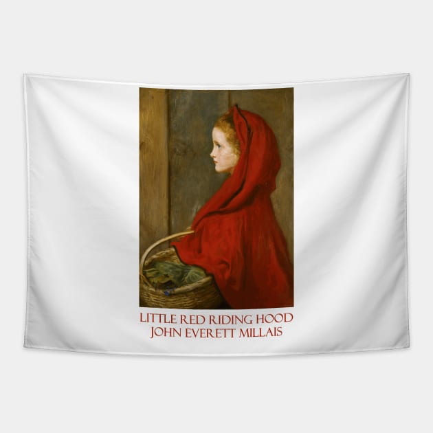 Little Red Riding Hood by John Everett Millais Tapestry by Naves