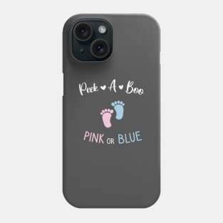 Peek a boo pink or blue, Pregnancy, Family Matching T-Shirt Phone Case