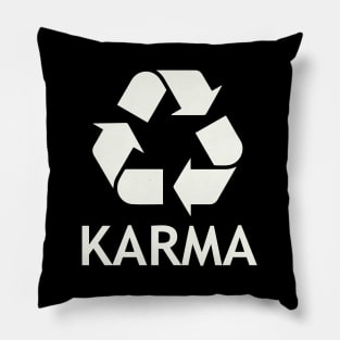 Karma_light lettering Pillow