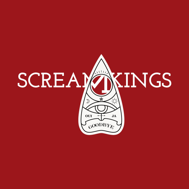 Planchette Scream Kings Logo - White Version by ScreamKingsPod
