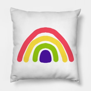 Abstract Rainbow Pillow