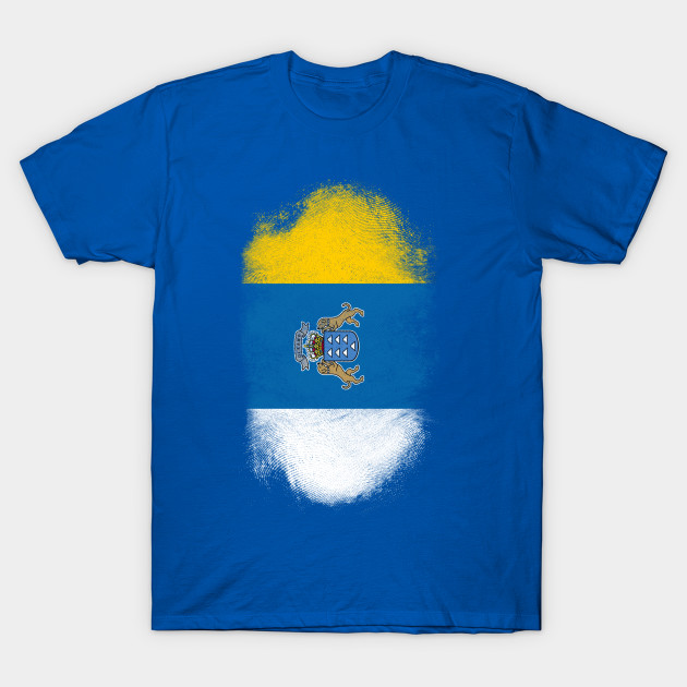 Canary Islands Flag Souvenir Distressed Canarian Design Canary Islands T Shirt Teepublic