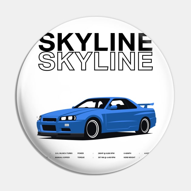 Skyline R34 Pin by dipurnomo