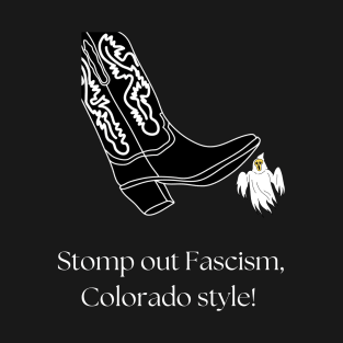 Stomp out fascism! - Dark shirt T-Shirt