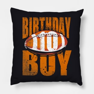 10th Birthday Boy 10 Years Old Football Lover Theme Party Pillow
