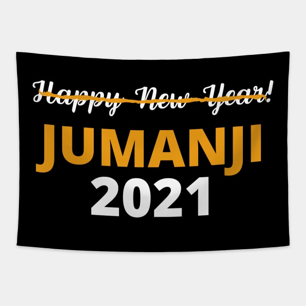 Happy New Year 2021 Jumanji Tapestry by MalibuSun