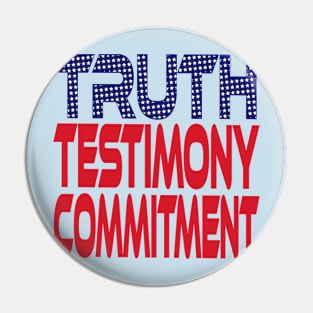 #OurPatriotism: Truth, Testimony, Commitment by André Robinson Pin