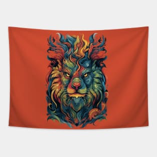 Zoomorphic Beasts - Lion Tapestry