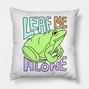 Leaf Me Alone Pillow