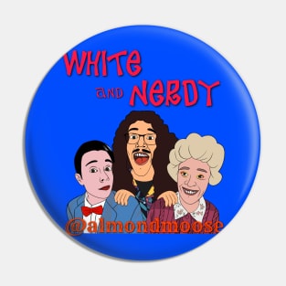 "White and nerdy" red Pin