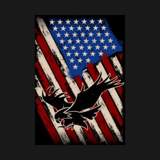 Eagle Patriot Poster T-Shirt