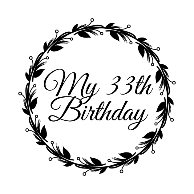 My 33th Birthday by Introvert Home 