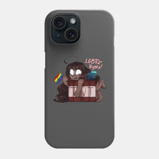 Herobette says LGBTQ+ Rights! Phone Case