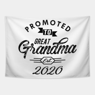 Promoted to great grandma est. 2020 Tapestry