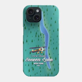 Seneca Lake, NYC lake map Phone Case