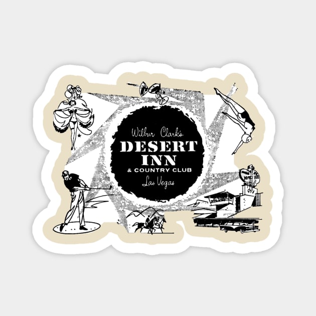 Wilber Clark's Desert Inn and Country Club Magnet by Limb Store