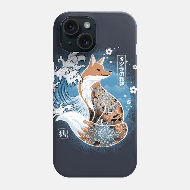 Japanese fox Phone Case by IlonaHibernis