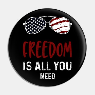 Freedom Is All You Need Pin