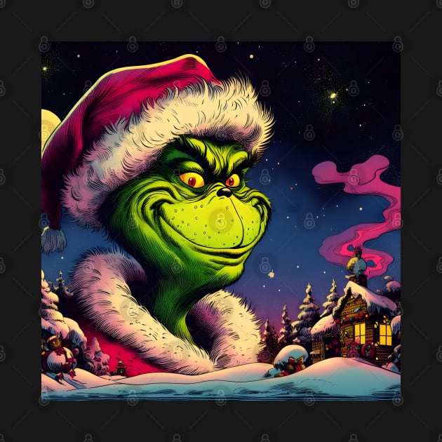 Whimsical Holidays: Grinch-Inspired Artwork and Festive Delights by insaneLEDP