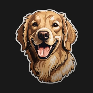 Cute Golden Retriever Dogs - Funny Golden Retriever Dog T-Shirt