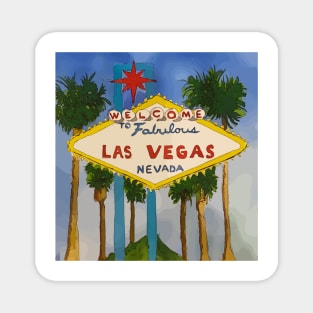 Las Vegas Sign Magnet