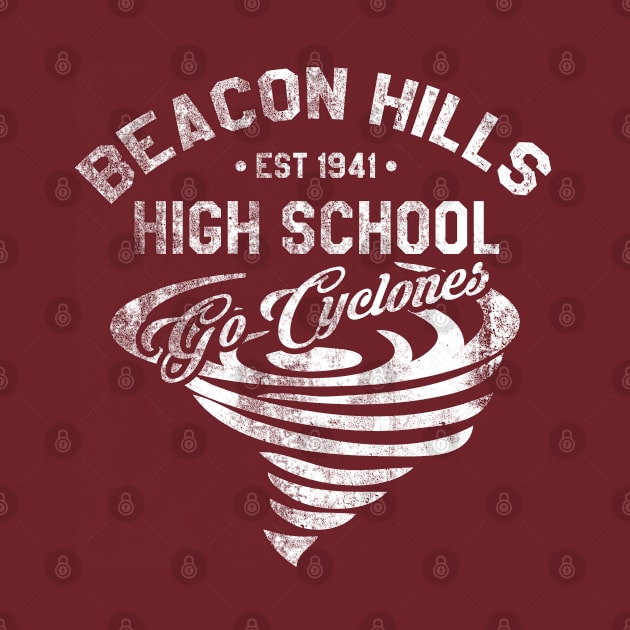 Beacon Hills High School, distressed by woodsman