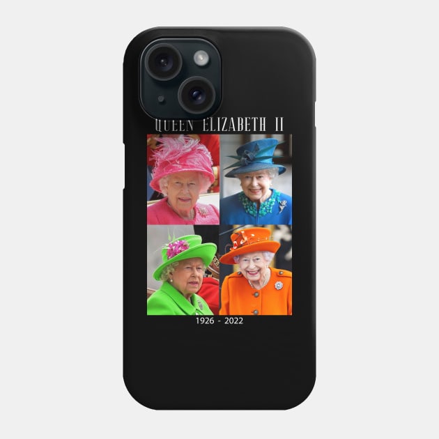 Rip Queen Elizabeth II God Bless the beautiful Queen 1926-2022 Phone Case by myartworkdiary