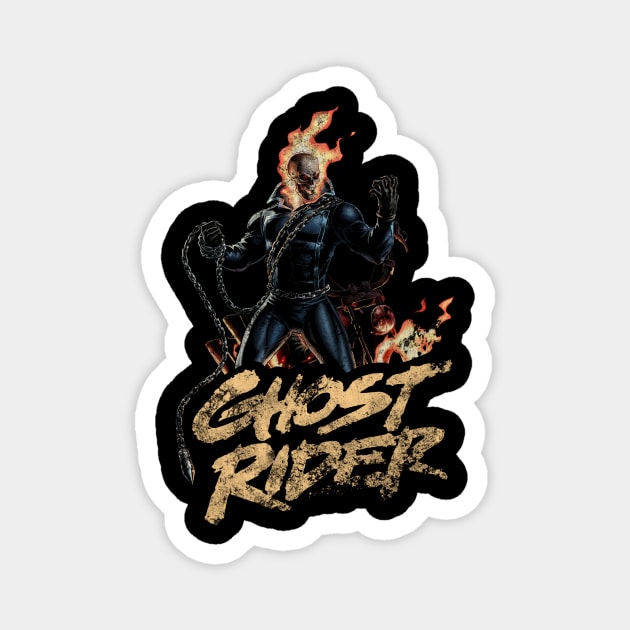 Ghost Rider Magnet by k4k7uz