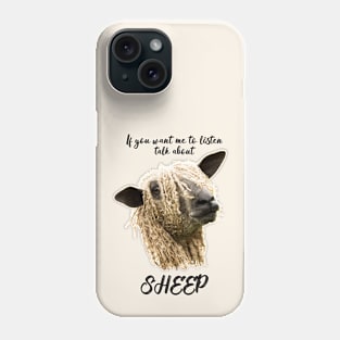 Talk About Sheep, Wensleydale Phone Case