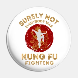 Surly not everybody was kung fu fighting Pin